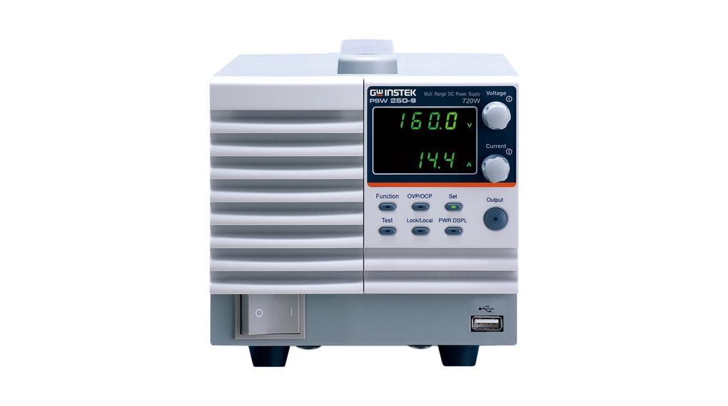 Laboratorienätaggregat Programmerbar 250V 9A 720W USB / Ethernet / Analogue
